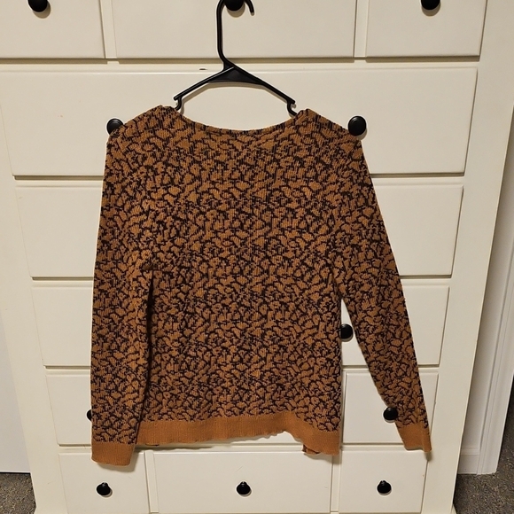Brown Patterned Cardigan - Picture 3 of 3